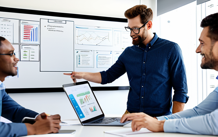 근로계약서 검토 시 유의사항 - Modern Office Collaboration**

"A diverse team of professionals collaborating in a bright, modern of...