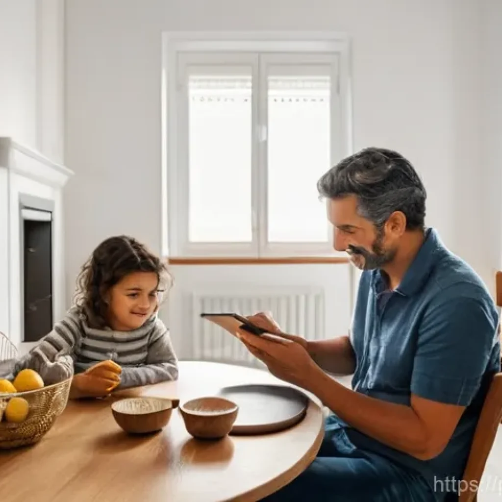 노동법을 활용한 근로자 보호 - **Prompt 1: The New Minimum Wage Brings Relief to a Portuguese Family**
    "A cozy and well-lit int...