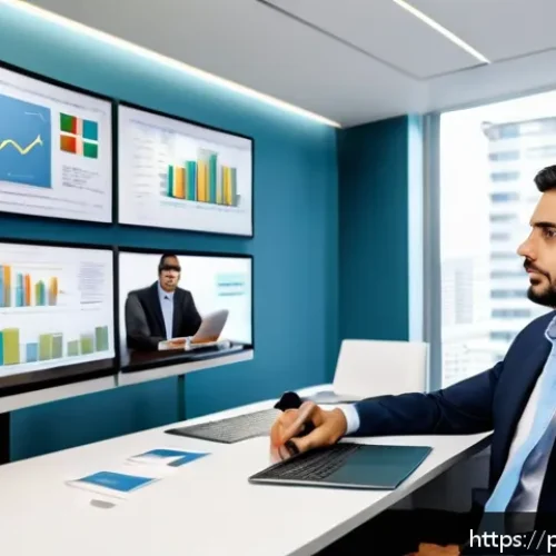 노무사의 연봉 상승 전략 - A professional Brazilian labor law consultant working in a modern office, dressed in formal business...